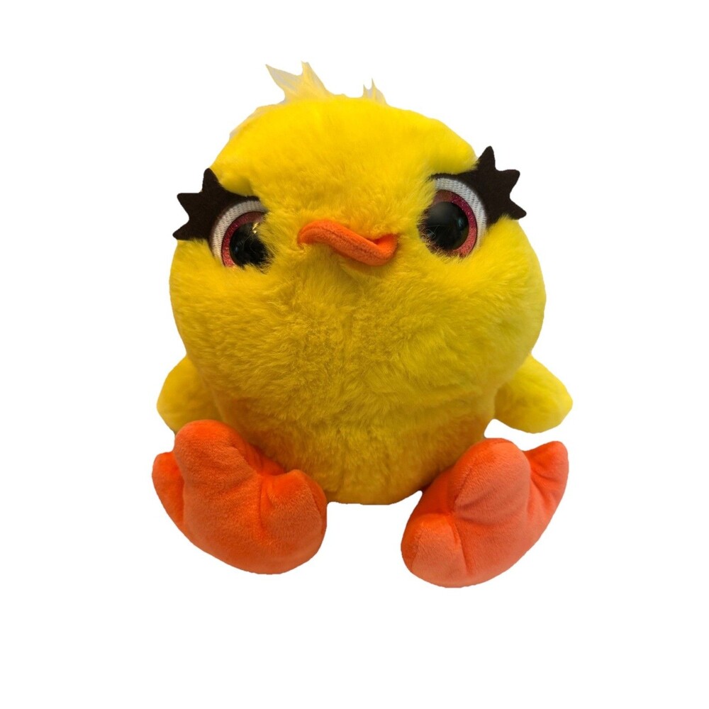 Disney Pixar Toy Story 4 Ducky 10" Talking Soft Plush Working Glitter Eyes